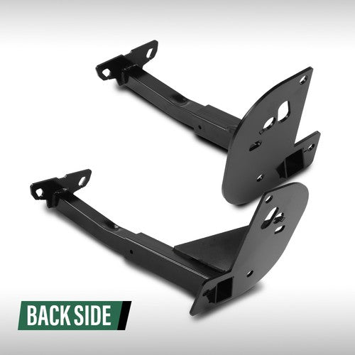 Solid Spare Front Camper Tie Downs Adjustable Fit For 11-16 Ford F250 F350 F450 Super Duty