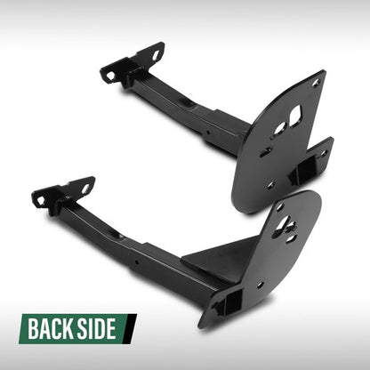 Solid Spare Front Camper Tie Downs Adjustable Fit For 11-16 Ford F250 F350 F450 Super Duty