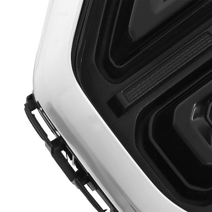 Solid Spare Fit For GMC Terrain SLE/SLT 2022-23 New Front Bumper Grille Gloss Black Plastic