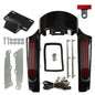 Solid Spare Rear Fender Fascia w/LED Light Lamp Set For Touring Electra Glide 2014-Up