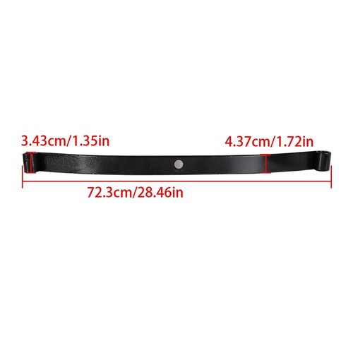 Solid Spare Front leaf Spring Fit For Club Car DS Golf Cart W/ Bushing Kit 04-08 G&E 1015108