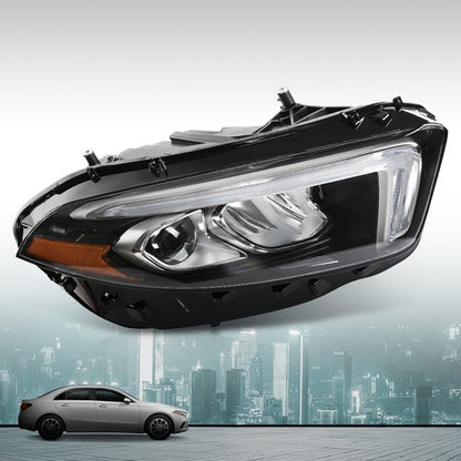 Solid Spare LED Headlight Fit For 2019-2022 Mercedes Benz W177 A Class Right Passenger Side
