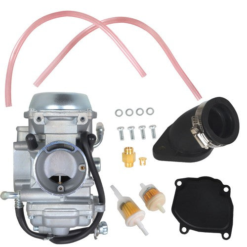 Solid Spare Carburetor & Intake Manifold Boot Fit For Suzuki Quadrunner 250 LTF250F 4x4 1999