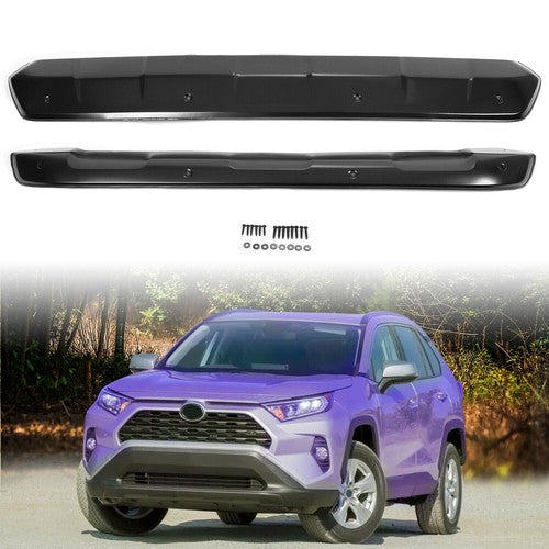Solid Spare For Toyota RAV4 2019-23 Front Rear Bumper Board Lower Valance Bar Guard 2Pcs