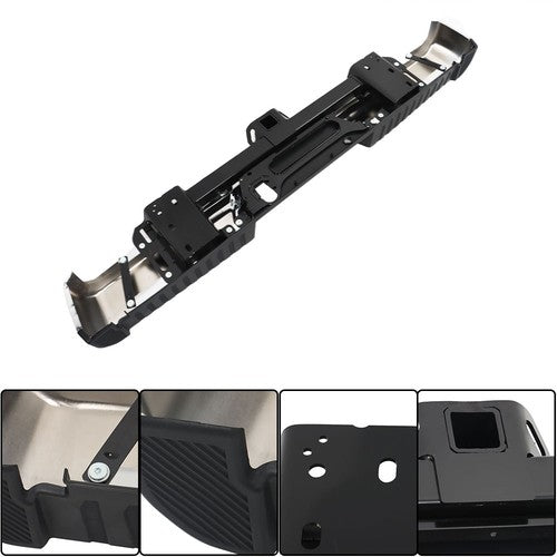 Solid Spare For Ford F-150 2015 2016-2020 Chrome Steel Rear Step Bumper Assembly w/ Max Tow