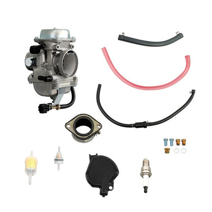 Solid Spare For Kawasaki KEF300A 1995-2000 KEF300B 2000-2003 Carburetor Kit