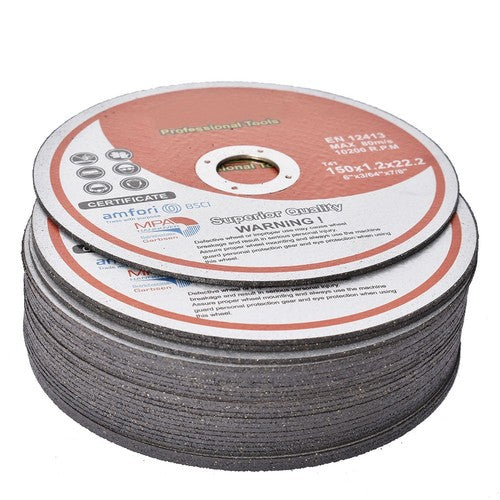 Solid Spare 25 Pack Cutting Discs 6"x.045"x7/8" Cut-off Wheel - Metal & Stainless Steel