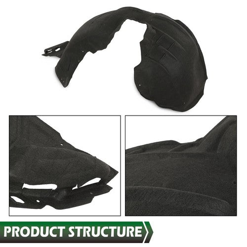 Solid Spare Fit For 2016-2018 Chevrolet Malibu Front Fender Liner Splash Shield Right Side