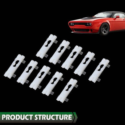 Solid Spare Fit For 71-74 Cuda Roadrunner Challenger Monaco Top Door Belt Side Trim Clip