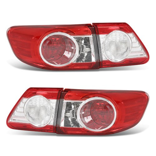 Solid Spare 4pcs Rear Tail Lights Fit For 2011-2013 Toyota Corolla Japan Built Left+Right