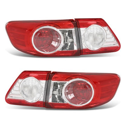 Solid Spare 4pcs Rear Tail Lights Fit For 2011-2013 Toyota Corolla Japan Built Left+Right