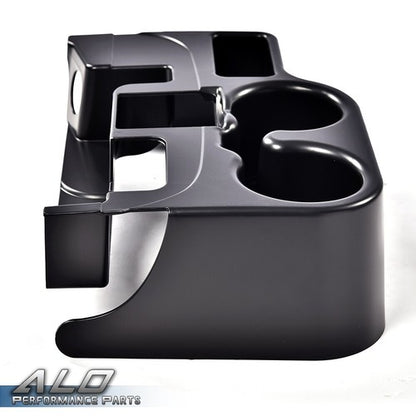 Solid Spare Center Console Cup Holder Matte Black Fit For 2003-2012 Dodge Ram 1500 2500 3500