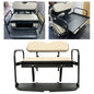 Solid Spare For Yamaha Drive G29 2007-2016 Golf Cart Flip Rear Back Seat Kit w/Beige Cushion