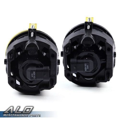 Solid Spare Fit For Dodge Challenger Charger Nitro Avenger Yellow Front Fog Lights+Bulbs