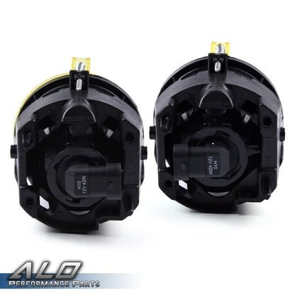Solid Spare Fit For Dodge Challenger Charger Nitro Avenger Yellow Front Fog Lights+Bulbs