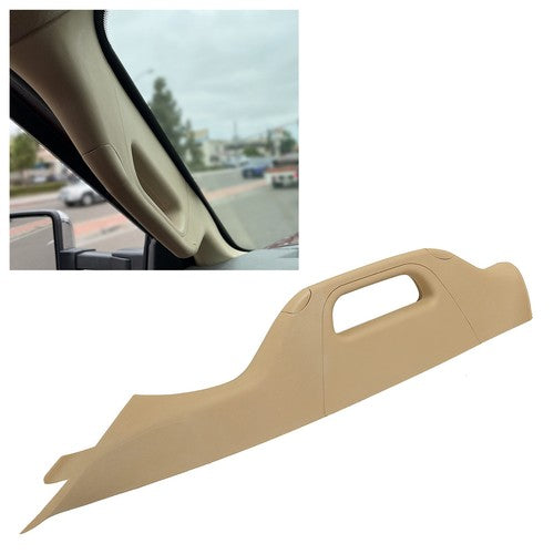 Solid Spare Driver A Pillar Handle Adobe Tan For 2011-2016 Ford F-250 F-350 F-450 Super Duty