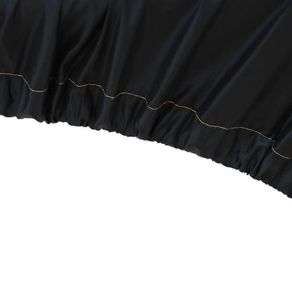 Solid Spare 11-13ft Waterproof Heavy Duty Boat Cover V-Hull Runabouts 420D Black
