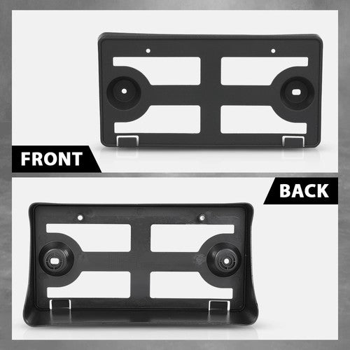 Solid Spare Front Bumper License Plate Bracket Fit For 2018-2023 Ford Mustang JR3Z17A385AA