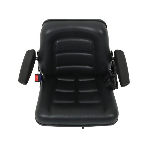Solid Spare Tractor Forklift Universal Seat Foldable slide rail with resilient safety belt