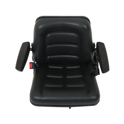 Solid Spare Tractor Forklift Universal Seat Foldable slide rail with resilient safety belt