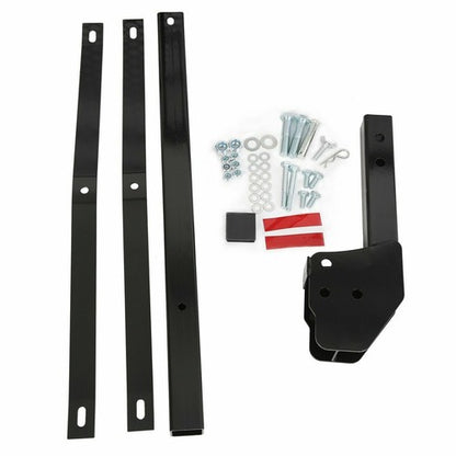 Solid Spare Folding Trailer Hitch Cargo Carrier Basket Luggage Rack w/ 2" Receiver 500 LBS