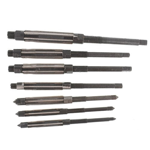 Solid Spare 7Pcs/Set Adjustable Hand Reamers, HV to H3,1/4" to 15/32" High Speed Steel