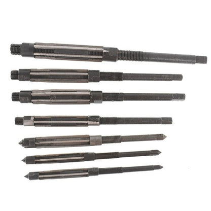 Solid Spare 7Pcs/Set Adjustable Hand Reamers, HV to H3,1/4" to 15/32" High Speed Steel