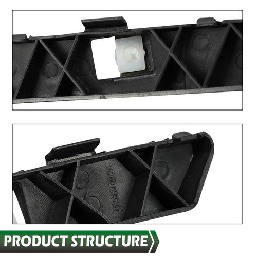 Solid Spare Fit For 2012-2016 Hyundai Accent Rear Bumper Bracket Retainer Left+Right Side