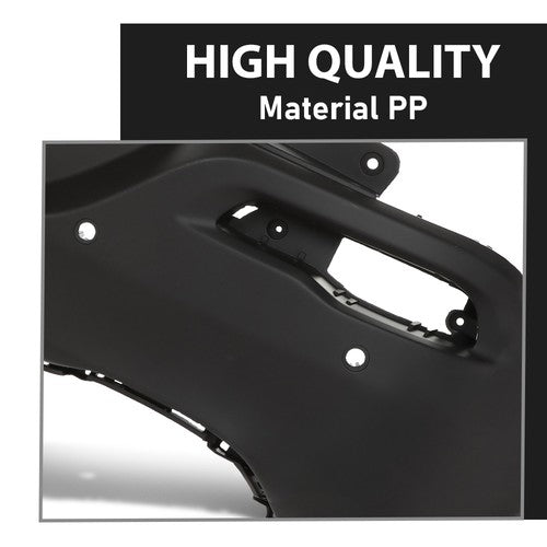 Solid Spare Fit For 2014 2015 2016 2017 2018 Jeep Cherokee Rear Bumper Cover w/Park Assist