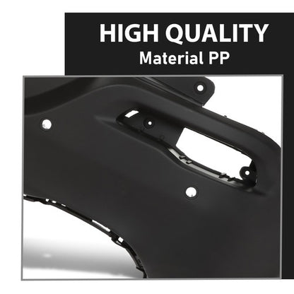 Solid Spare Fit For 2014 2015 2016 2017 2018 Jeep Cherokee Rear Bumper Cover w/Park Assist