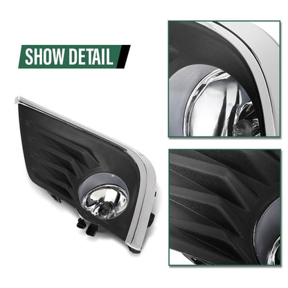 Solid Spare Fit For 2016-2018 Nissan Altima Fog Lights Driving Lamps w/ Wiring Left+Right