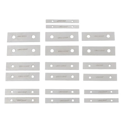 Solid Spare 1 Pair Of 1-2-3 Blocks AND 1/8 X 5" 10 Pair Of Precision Parallel Set