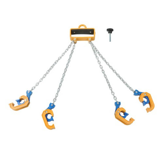 Solid Spare Chain Drum Lifter 4400 lbs Loading Capacity for 55 Gallon Drums Forklift Hoist