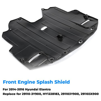 Solid Spare For Hyundai Elantra Sedan 2014-2016 Front Engine Splash Shield Radiator Cover