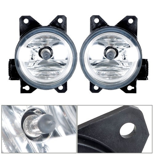 Solid Spare For 2019-2020 Honda Civic Coupe/Sedan Bumper Fog Light Lamp Cover Kit