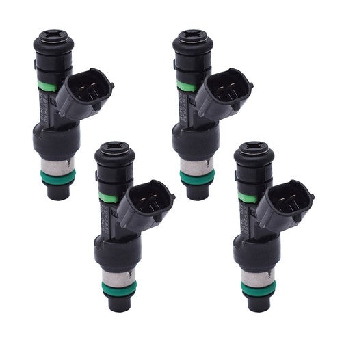Solid Spare 4PC Fuel Injector 16600-EN200 FBY2850 For Nissan Versa 2007 2008 2009-2012