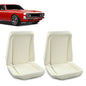 Solid Spare Fit For 1966-1972 GM Front Bucket Seat Foam Bun Cushion Upper & Lower Pair