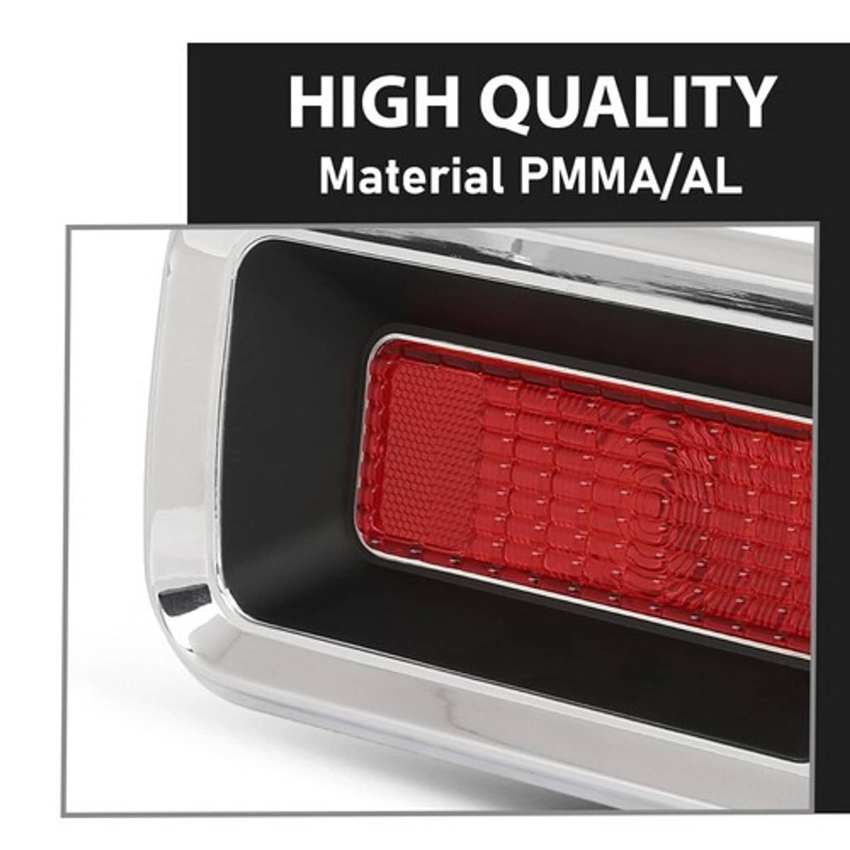 Solid Spare Tail Light Lens+Bezel+Gasket Fit For 1968 Chevrolet Camaro Left+Right Side