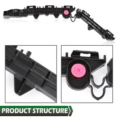Solid Spare Rear Bumper Retainer Set Fit For 2019-2021 Toyota RAV4 Driver & Passenger Side