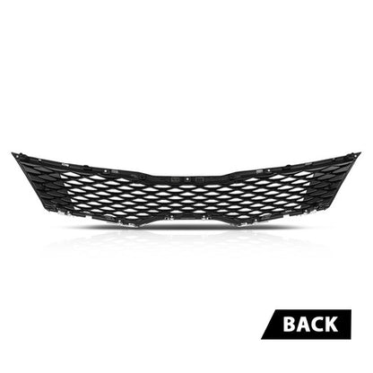 Solid Spare Fit For 2016-2018 Kia Optima SX SXL Front Bumper Upper Grille Black & Chrome