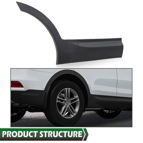 Solid Spare Fit For 13-18 Hyundai Santa Fe Sport Rear Right Door Lower Molding Door Garnish
