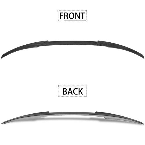 Solid Spare Hydro Carbon M4 Style Rear Trunk Spoiler For 14-20 BMW F32 428i 435i 440i 2 Door