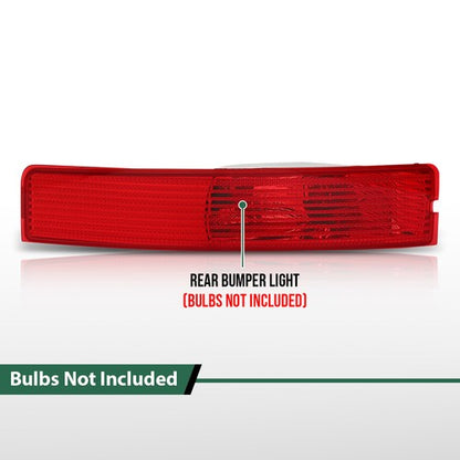 Solid Spare Fit For 2007-2014 Volvo CX90 Rear Bumper Reflector Side Marker Light Left Driver