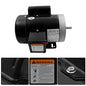 Solid Spare 3/4 HP Electric Motor Single Phase 1725rpm 5/8'' shaft 115V/230V 56C Frame New