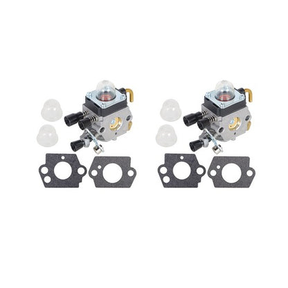Solid Spare 2× Carburetor For STIHL FS45 FS46 FS55 FS74 FS75 FS76 FS80 FS85 Carb Trimmer