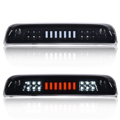 Solid Spare Fit For 2014-2018 Silverado Sierra Smoke/Black LED Third Brake Light Cargo Lamp