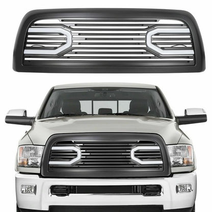 Solid Spare For 2010-2018 Dodge Ram 2500 3500 4500 5500 Big Horn Black Grille Shell & Lights