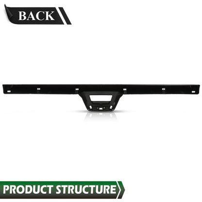 Solid Spare For 07-13 Avalanche Escalade Rear Tailgate Spoiler Molding Trim w/ Camera Hole