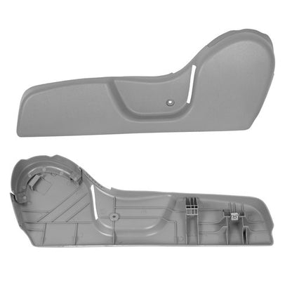 Solid Spare For Toyota Tacoma 2001-2004 Left Driver Seat Side Plastic Trim Bezel Light Gray