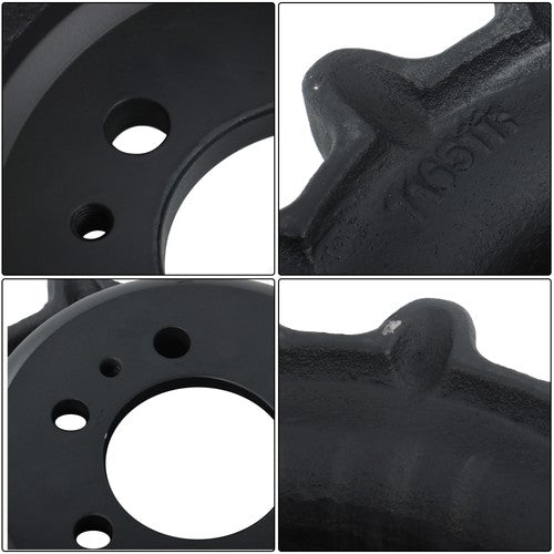 Solid Spare Sprocket 7165111 For Bobcat T190 T180 T140 With 6 Large Bolt Holes 15 Tooth